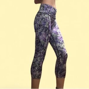 Lululemon Fast and Free Crop Leggings
